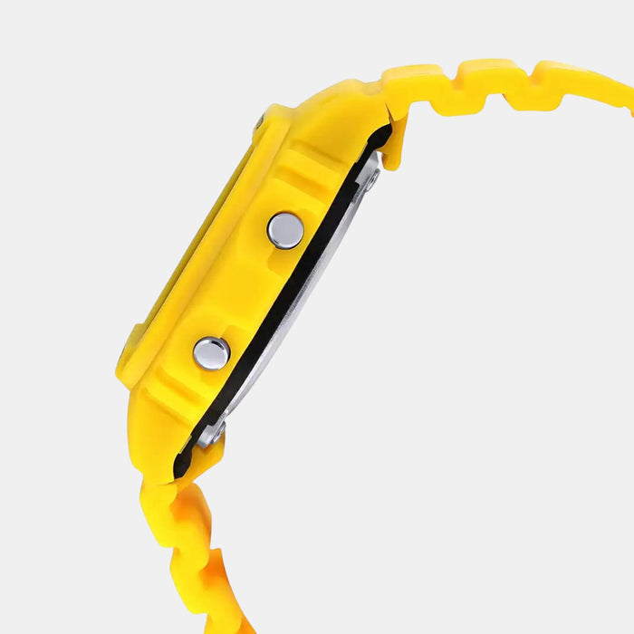 Casio Men Square Yellow watch