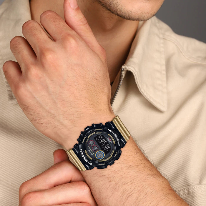 G-Shock Men Quartz Black Dial Digital Resin Watch G760