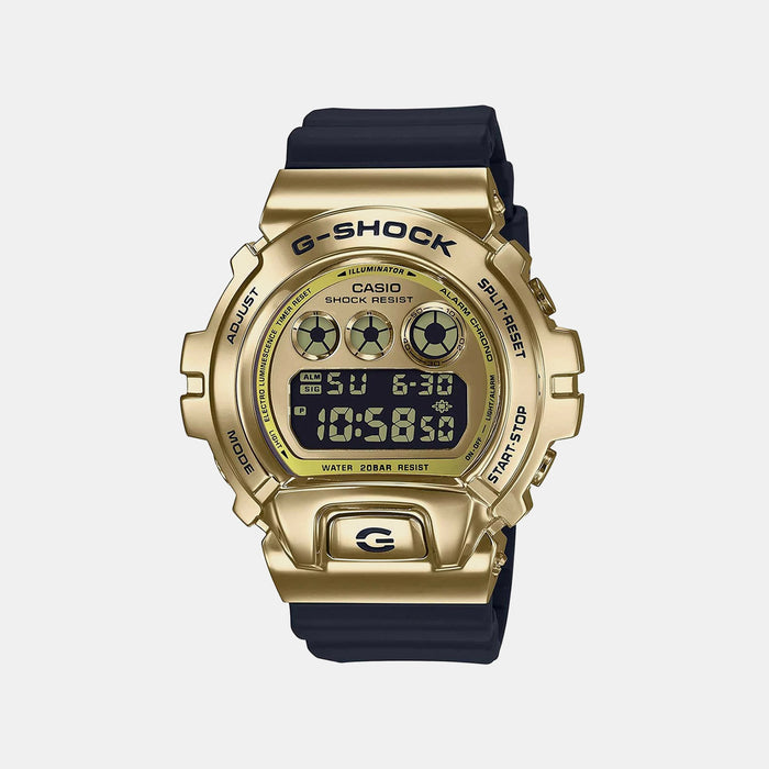 G-Shock Men Quartz Gold Dial Digital Resin Watch G1027