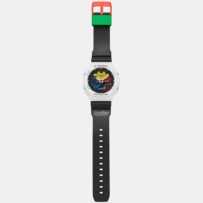 Casio Resin Two Tone watch