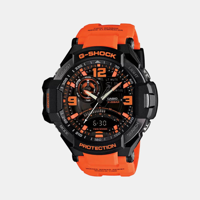 Casio Round Black Analog-Digital watch