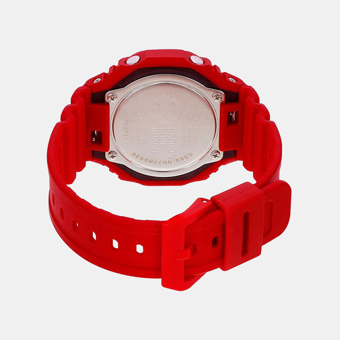 G-Shock Men Quartz Red Dial Analog-Digital Resin Watch G988