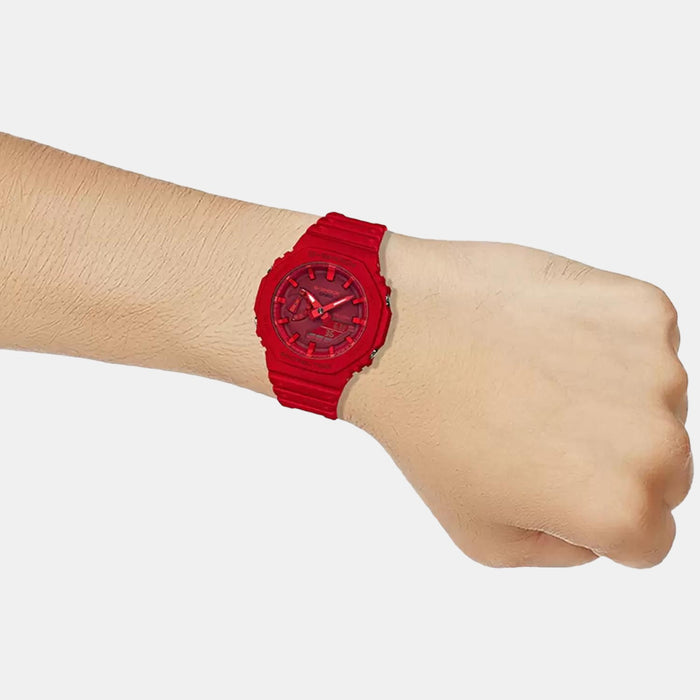 Casio 46 mm Red Quartz watch