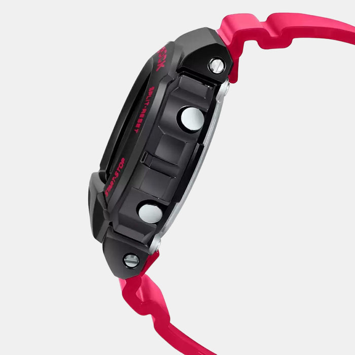 Casio Men Round Red watch
