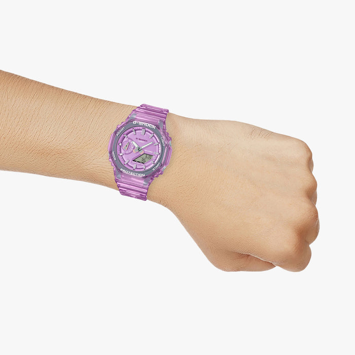 G-Shock Women Quartz Pink Dial Analog-Digital Resin Watch G1290