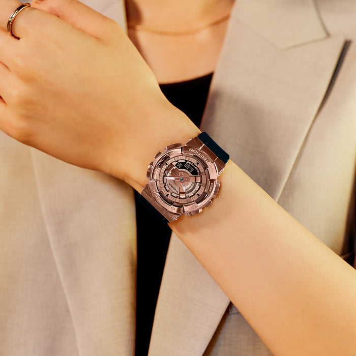 G-Shock Women Quartz Pink Dial Analog-Digital Resin Watch G1315