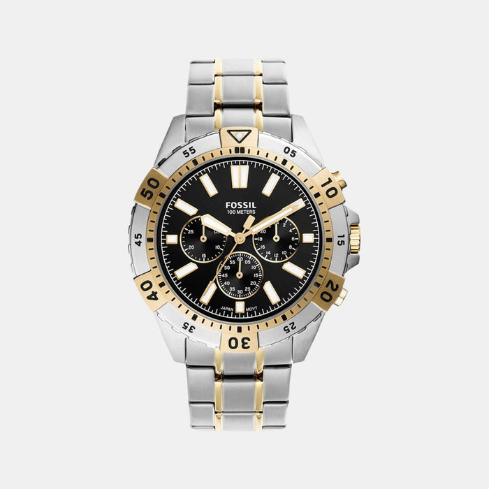 Fossil Round Black Chronograph watch
