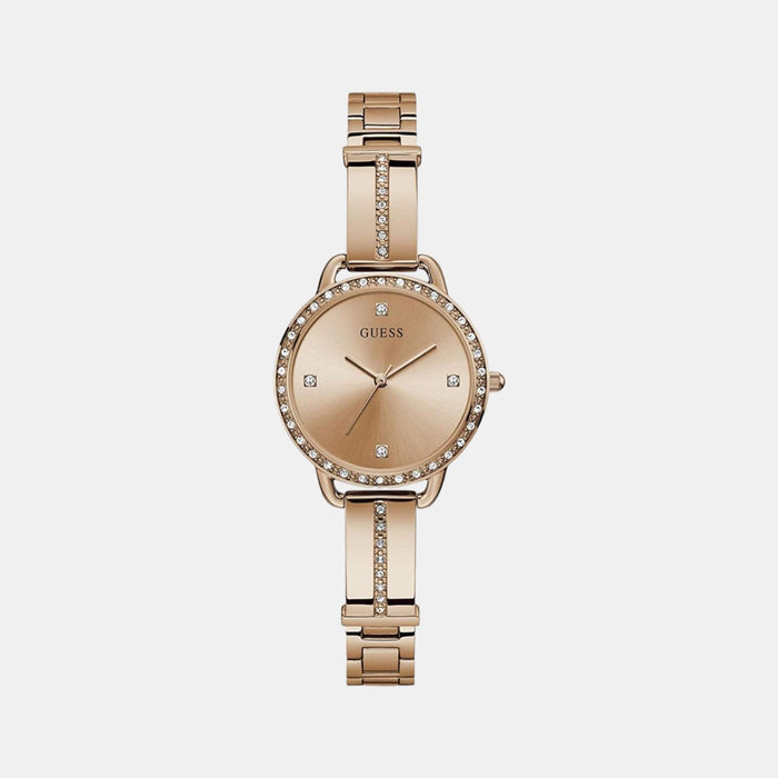Guess Round Rose Gold Analog watch