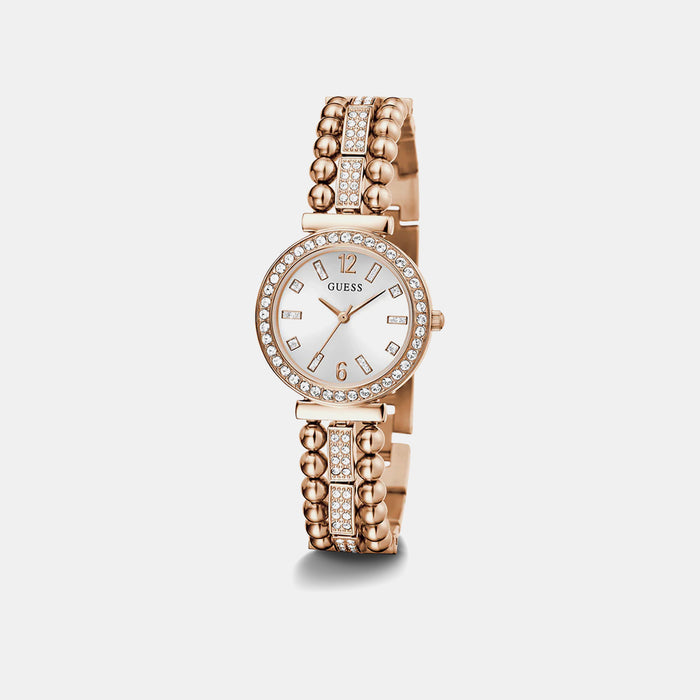 Gd Gala Women Quartz White Dial Analog Stainless Steel Watch Gw0401L3