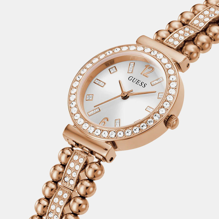 Gd Gala Women Quartz White Dial Analog Stainless Steel Watch Gw0401L3