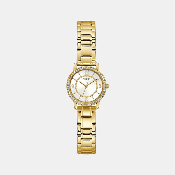 Guess Round White Analog watch