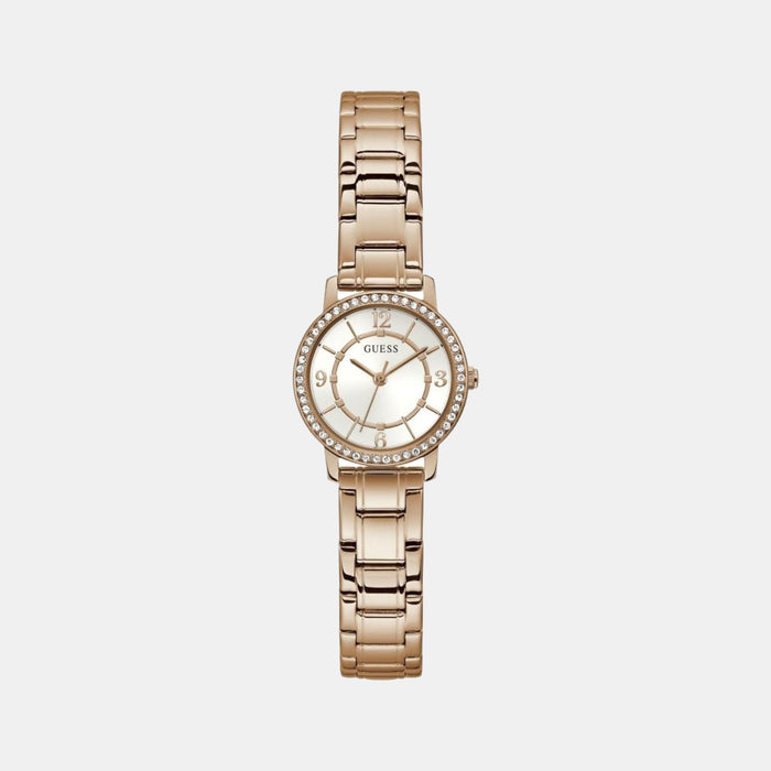 Guess Round White Analog watch