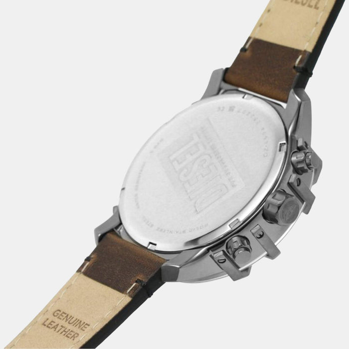 Diesel Leather Blue watch
