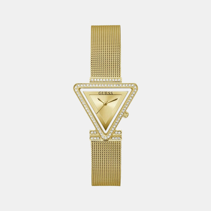 Guess Round Gold Analog watch