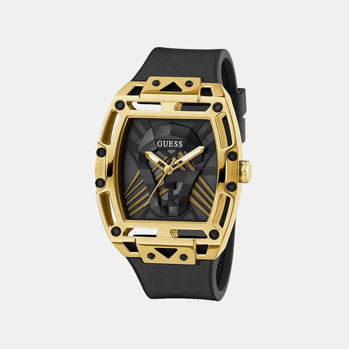 Gt Legend Men Quartz Black Dial Analog Leather Watch Gw0500G1