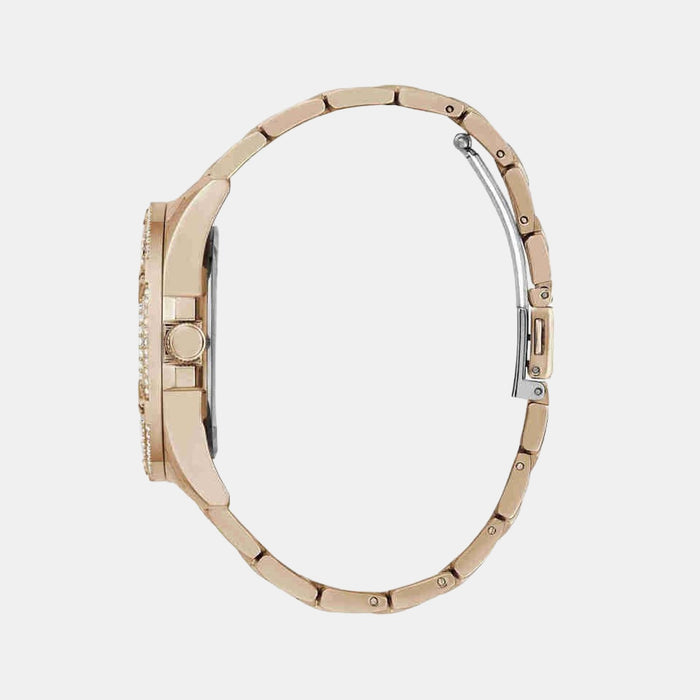 Guess Women Round Gold watch