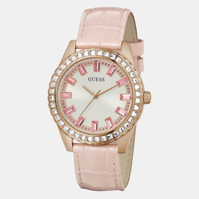 Guess Stainless Steel Round watch