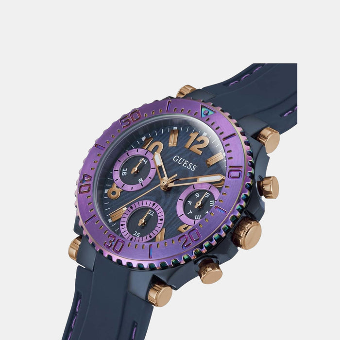 Guess Stainless Steel Round watch