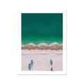 Happy Beach (Aerial Beach Photography) - Unframed - Beach House Art
