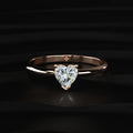 Heart Shape Solitaire Ring | Earthly Jewels