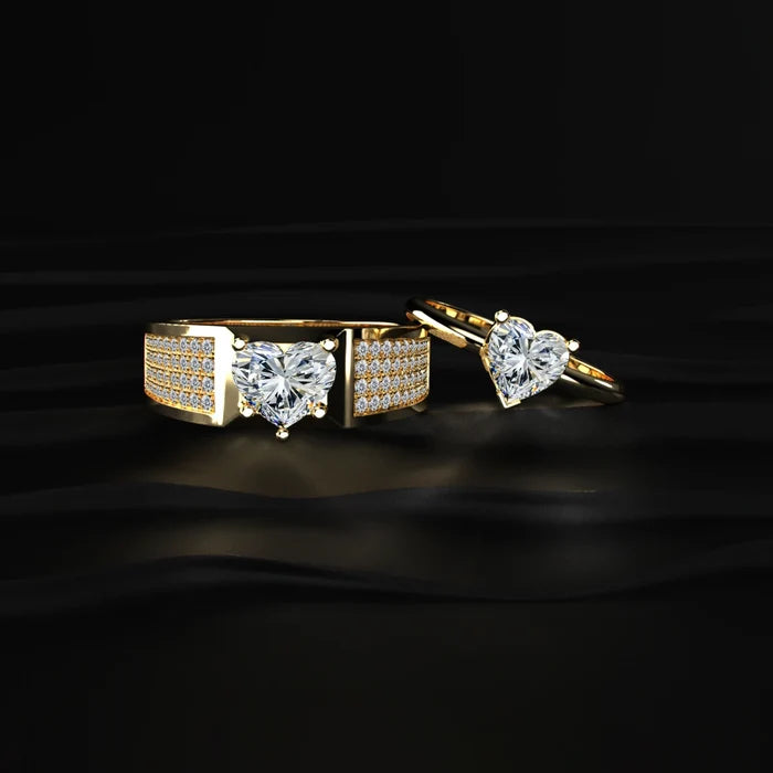Heart Shape Solitaire Ring