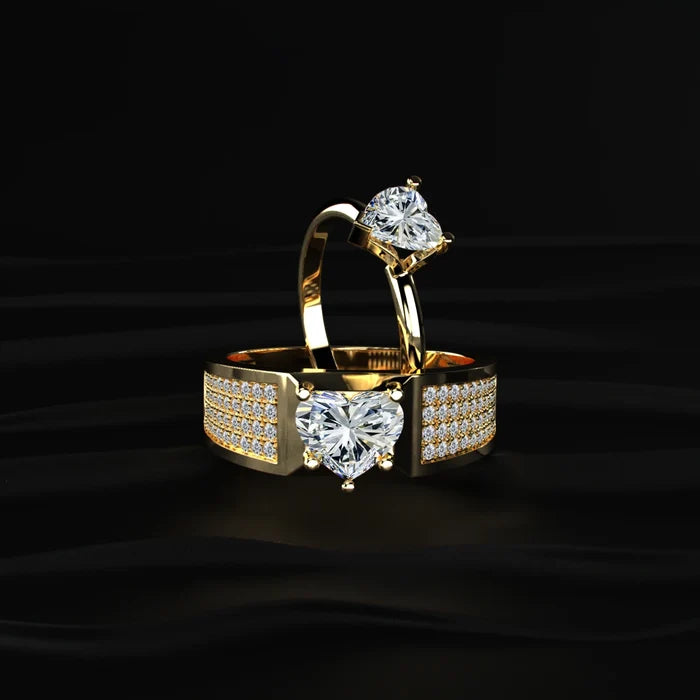 Heart Shape Solitaire Ring