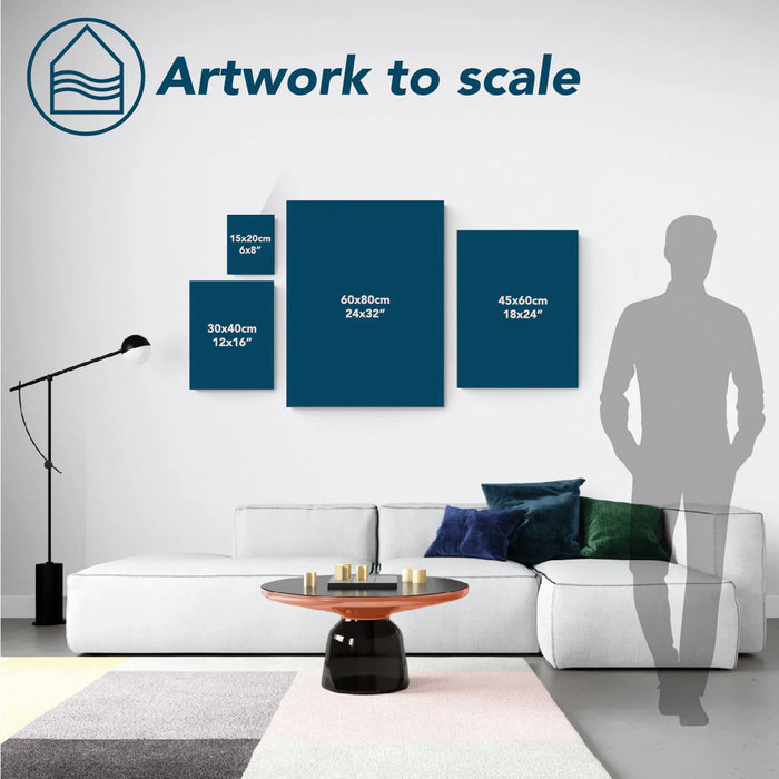 Framed personalised vintage map art print of the Isle of Wight with white font - Unframed wall art