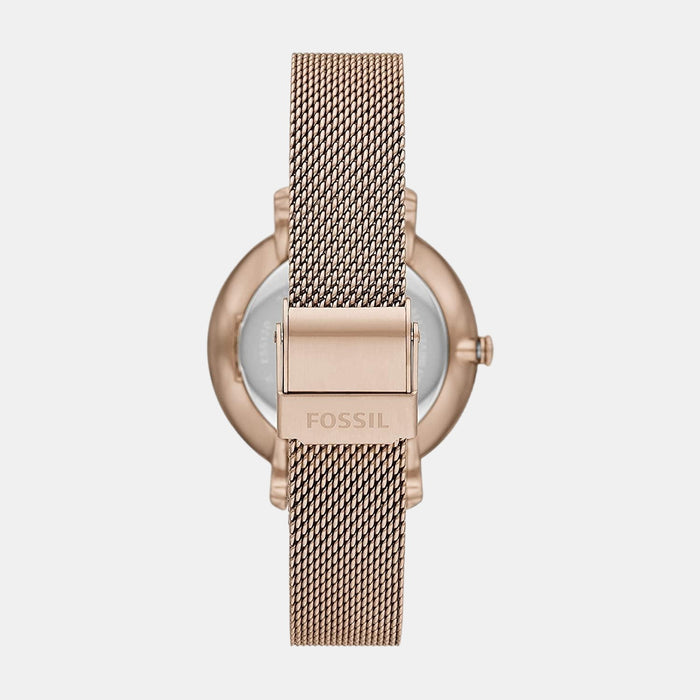 Fossil Women Round Beige watch