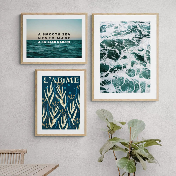 L'Abime - Graphic Wall Art - Unframed - Beach House Art