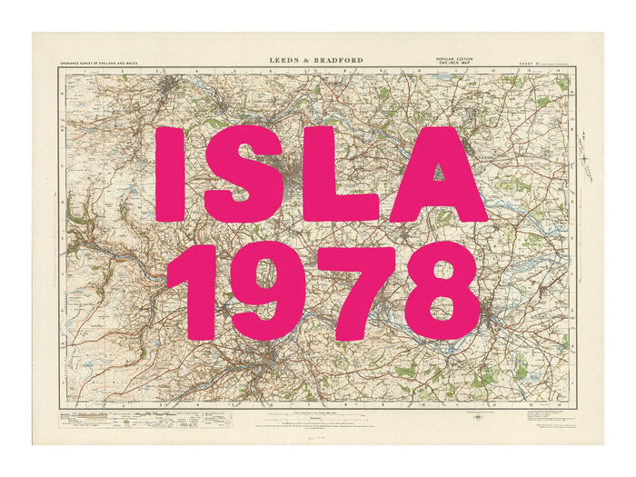 Leeds Personalised Map Print | Custom Map of Leeds | Pink Hand Drawn Font - Framed Wall Art
