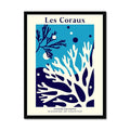 Les Coraux - Graphic Wall Art - Framed - Beach House Art