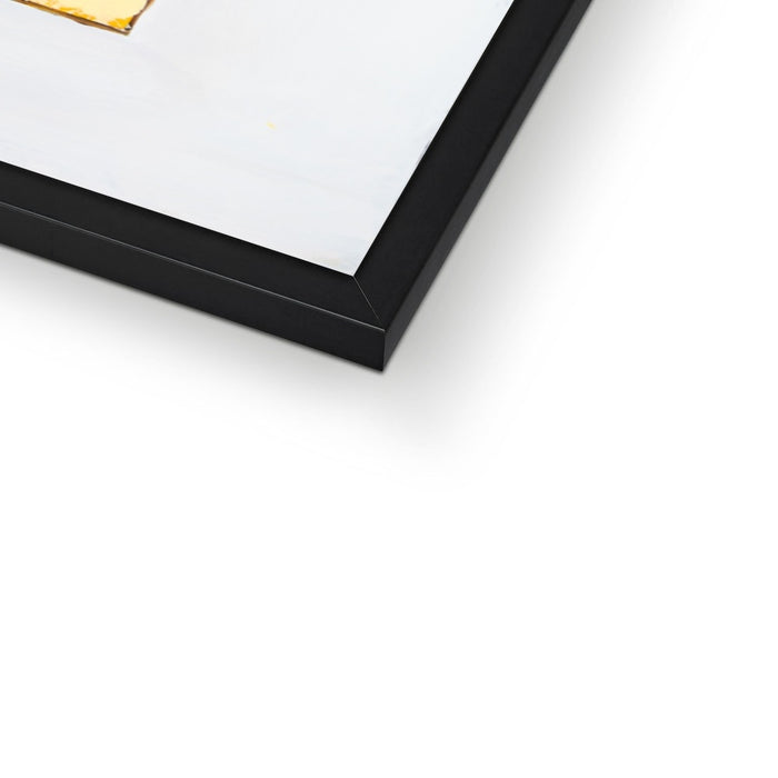 Let's Dance (Yellow) Lyric Book Cover Print - Unframed