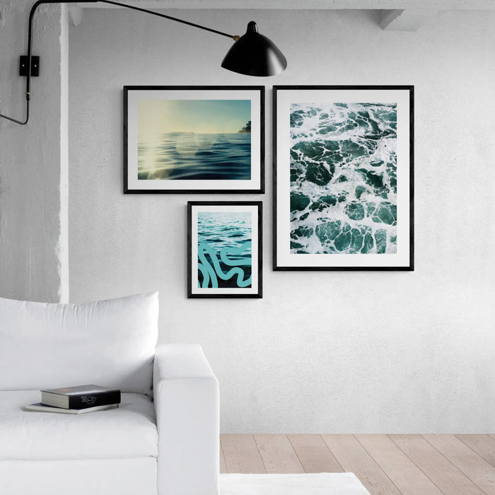 Marble Surf - Framed Print Wall Art 45.00 Beach House Art