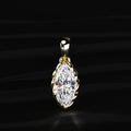 Marquise Cut Diamond Solitaire Pendant | Earthly Jewels