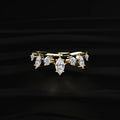 Marquise & Round Cut Stackable Bands For Women | Earthly Jewels