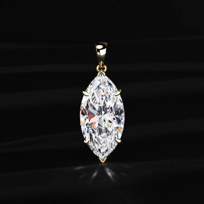 Marquise Solitaire Pendant | Earthly Jewels