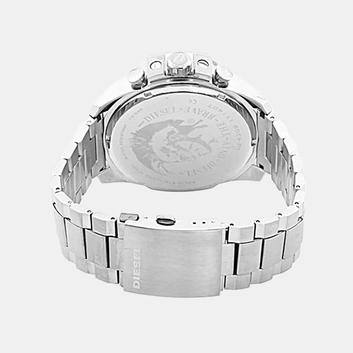 Mega Chief Men Quartz Black Dial Chronograph Stainless Steel Watch DZ4308