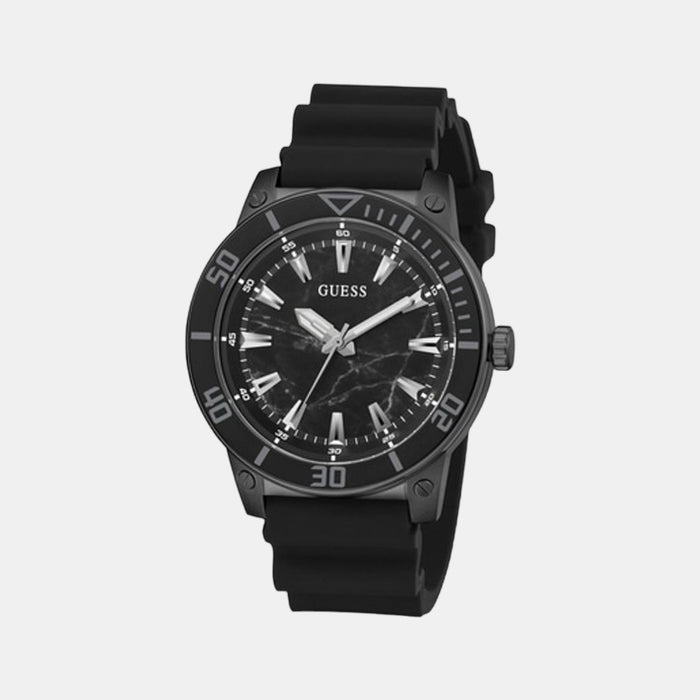 Guess Round Black Analog watch