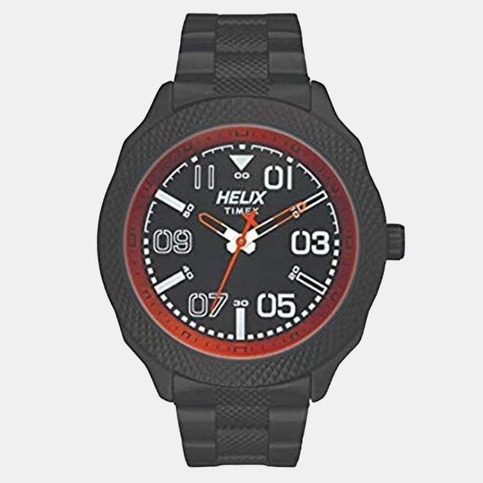 Helix 44 mm Black Quartz watch