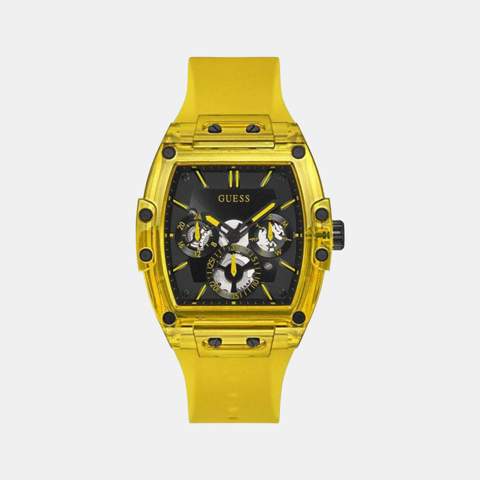 Guess Round Black Chronograph watch