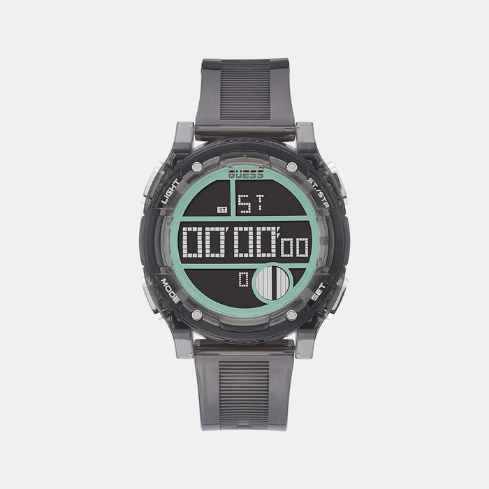 Guess Round Black Digital watch