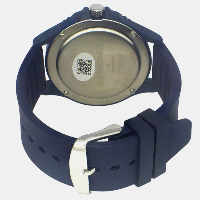 Men Quartz Blue Dial Analog Silicone Watch TW033HG16