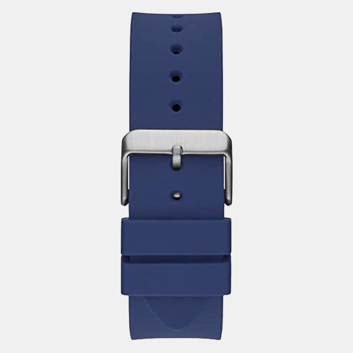 Guess Men Round Blue watch