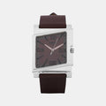 Helix Round Brown Analog watch
