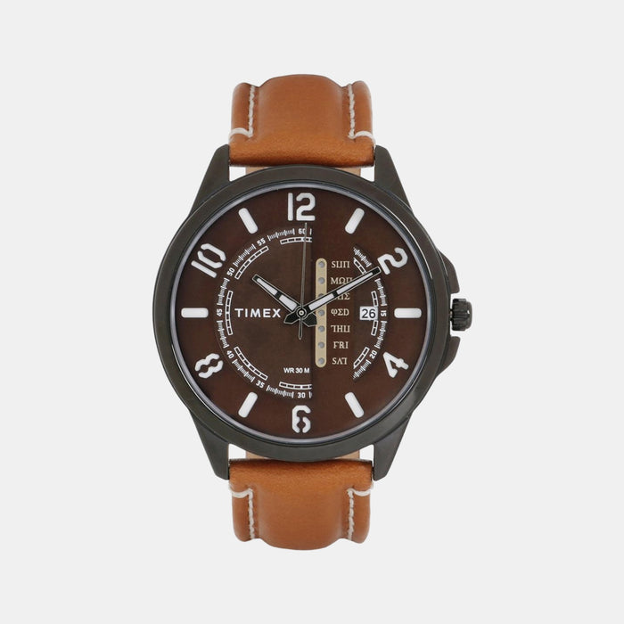 Timex Round Brown Analog watch