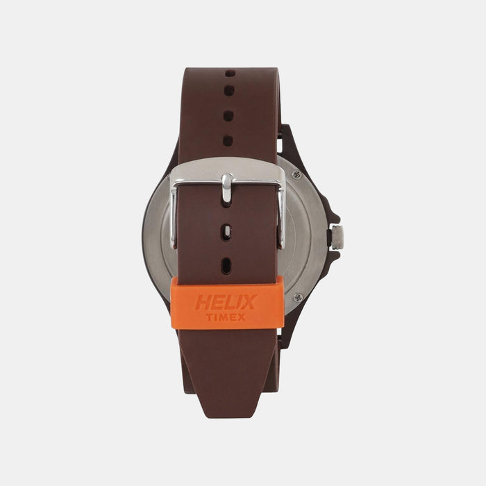 Helix Stainless Steel Round watch