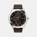 Timex Round Brown Chronograph watch