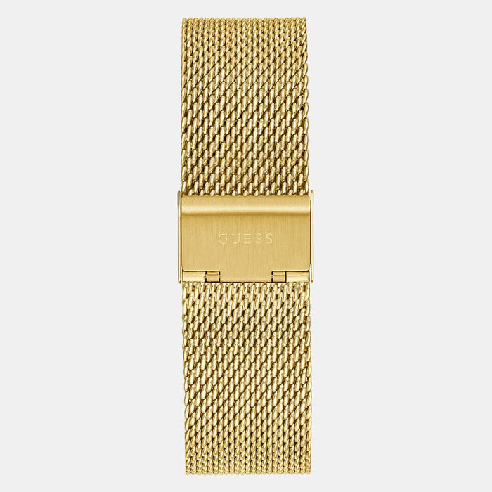 Guess Men Round Gold watch