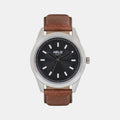 Helix Round Grey Analog watch