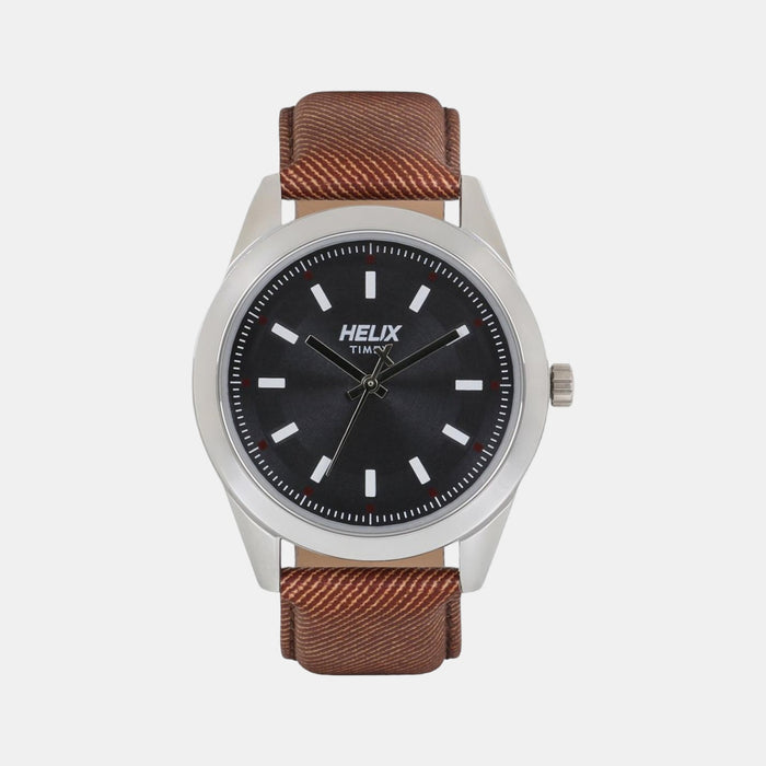 Helix Round Grey Analog watch